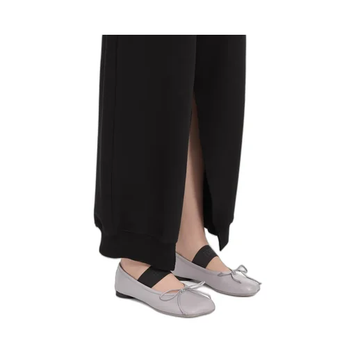 Mm6 Maison Margiela Anatomic Numbers-Motif Bow-Detailed Ballerinas