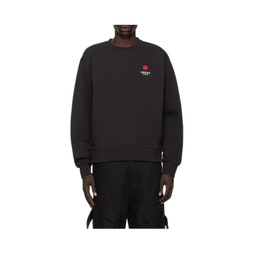 Kenzo Logo Embroidered Crewneck Sweatshirt