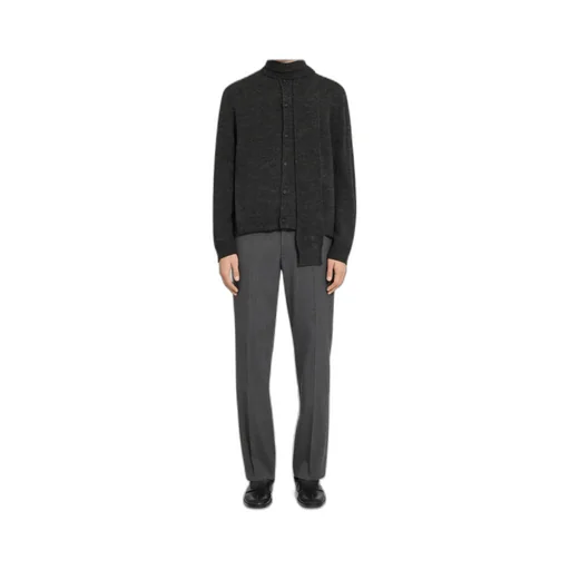 Mm6 Maison Margiela Scarf Knit Cardigan
