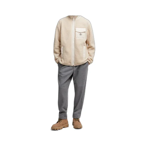 Moncler Teddy Zip-Up Sweatshirt