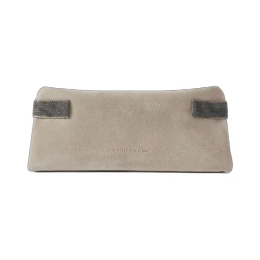Brunello Cucinelli Essence Precious Strapped Clutch Bag