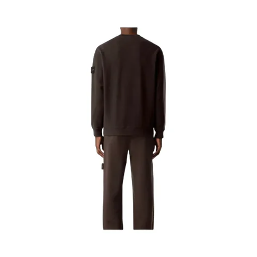 Stone Island Logo Patch Crewneck Sweatshirt
