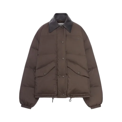 Miu Miu Quilted Drawstring Jacket