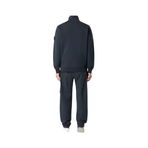 Stone Island Compass Patch Zip Up Sweatshirt