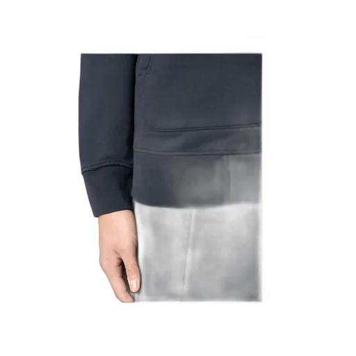 Stone Island Compass Patch Zip Up Sweatshirt