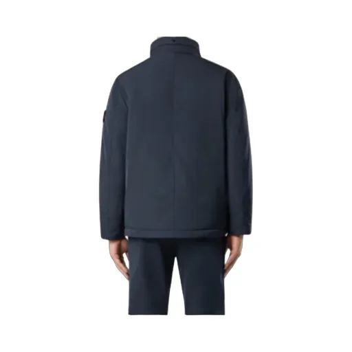 Stone Island Logo Patch Zip-Up Padded Jacket