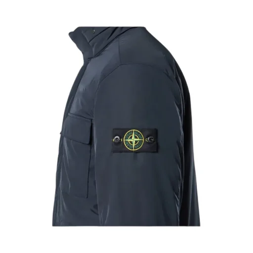 Stone Island Logo Patch Zip-Up Padded Jacket