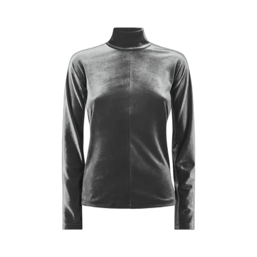 High-Neck Long-Sleeved T-Shirt