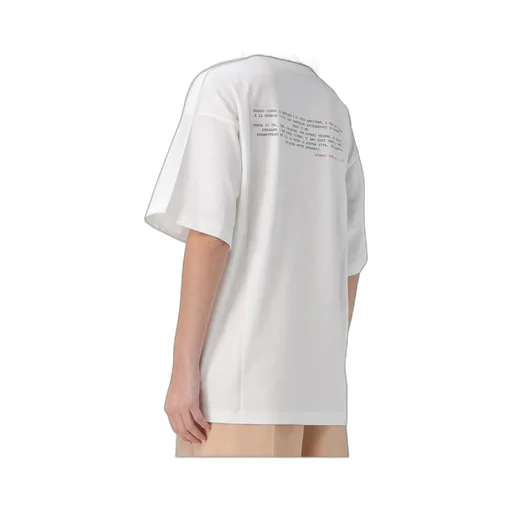 Alberta Ferretti Logo Printed Crewneck T-Shirt