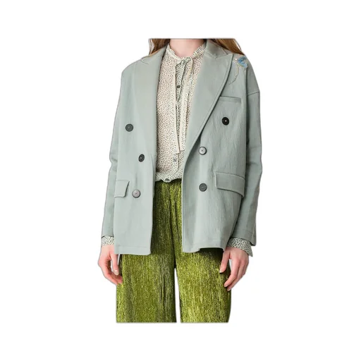 Double-Breasted Decorative Coat