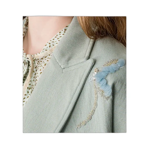 Double-Breasted Decorative Coat