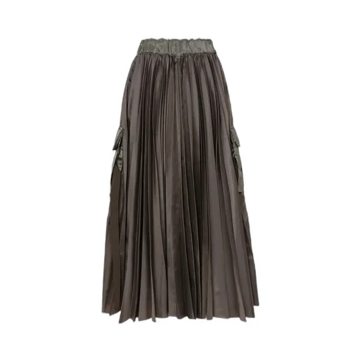 Nylon Twill Skirt