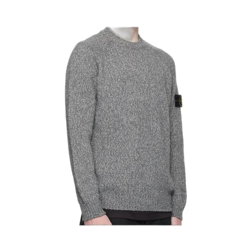 Stone Island Logo Patch Crewneck Sweater