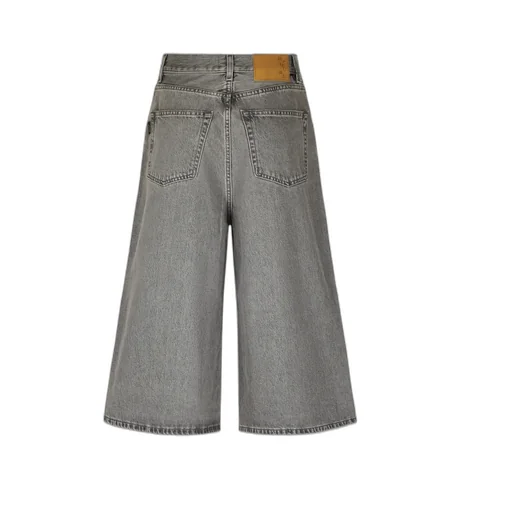 Denim Trousers With Belt Loops
