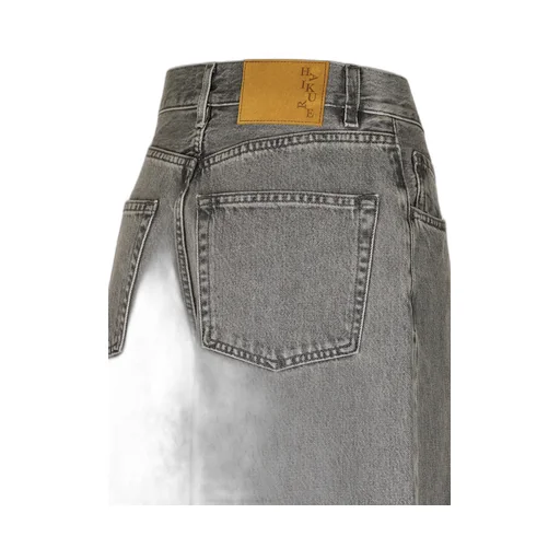 Denim Trousers With Belt Loops