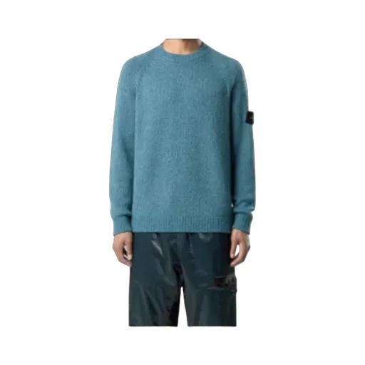 Stone Island Logo Patch Crewneck Sweater