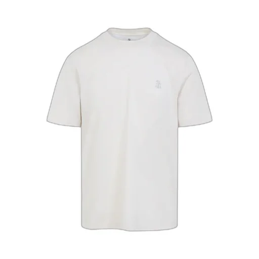 Brunello Cucinelli Logo Detailed Crewneck T-Shirt