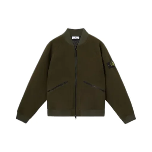 Logo-Patch Bomber Jacket