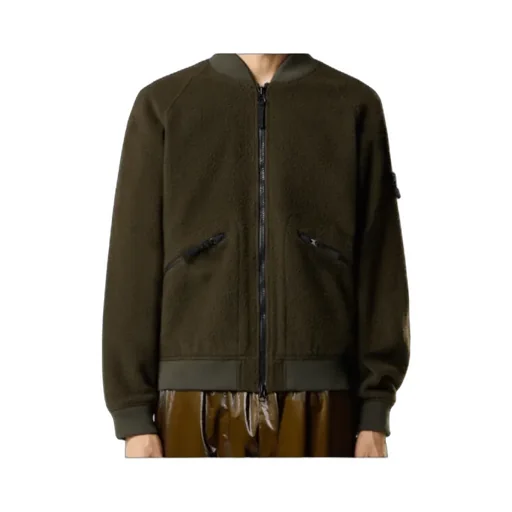 Logo-Patch Bomber Jacket