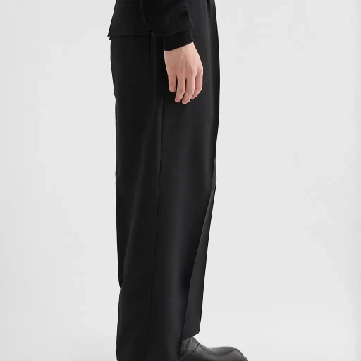 Technical Gabardine Tapered Trousers