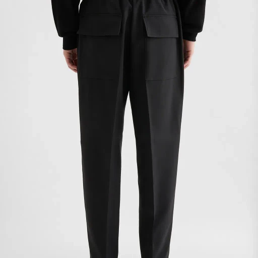 Technical Gabardine Tapered Trousers