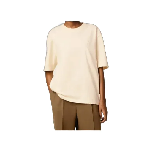 White Cotton Ami De Coeur T-Shirt