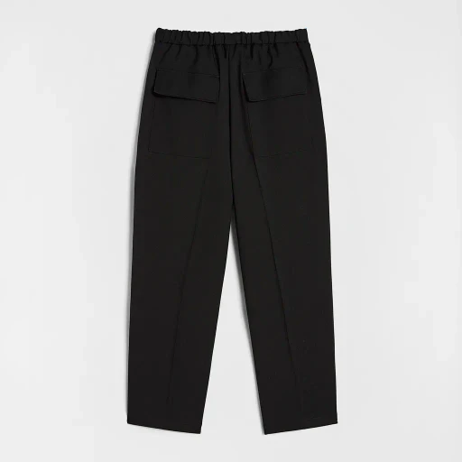 Technical Gabardine Tapered Trousers
