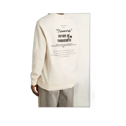 Rose-Print Crewneck Sweater
