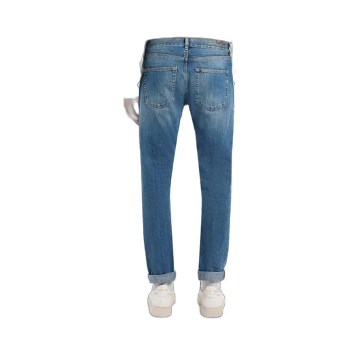 Five-Pocket Cuffed-Hem Jeans
