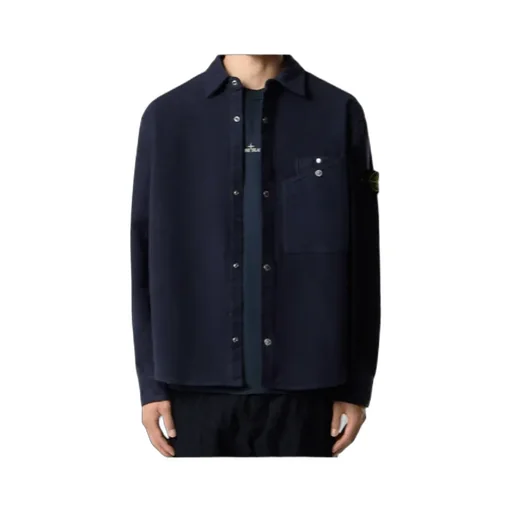 Stone Island Logo Patch Overshirt
