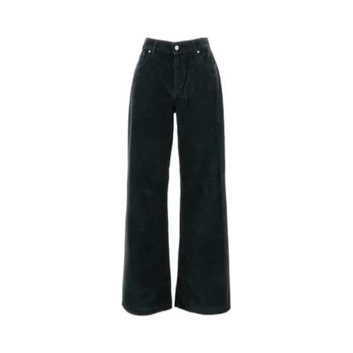 Corduroy Straight-Leg Trousers