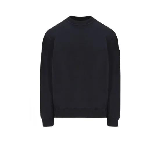 Stone Island Logo Patch Crewneck Sweatshirt