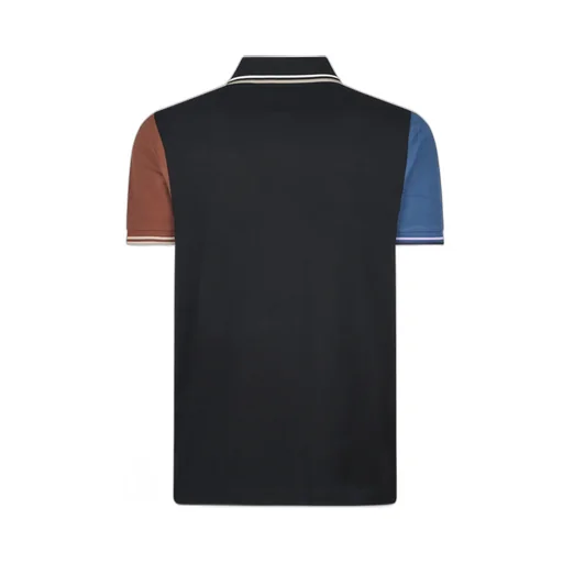 Comme Des GarÇOns Shirt Colour-Block Logo Embroidered Polo Shirt