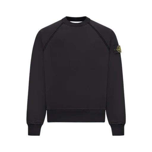 Stone Island Logo Patch Crewneck Sweatshirt