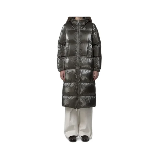 Hooded Quilted Down Jacket
