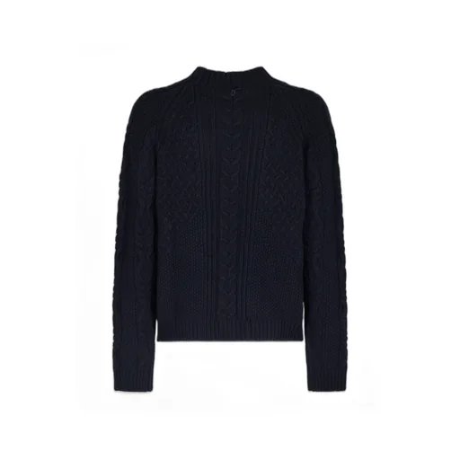Round-Neck Knitted Sweater