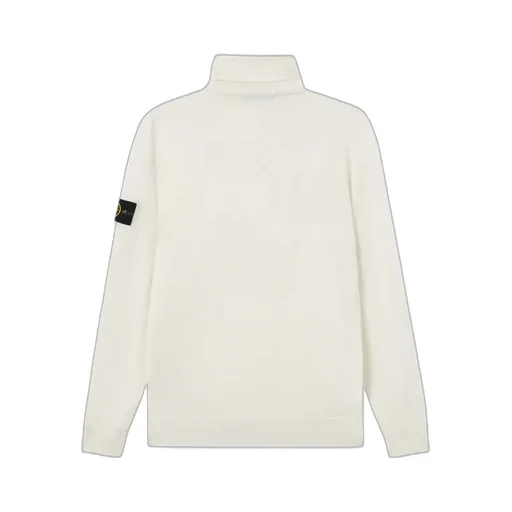 Stone Island Logo Patch Roll Neck Jumper