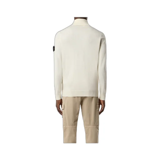 Stone Island Logo Patch Roll Neck Jumper