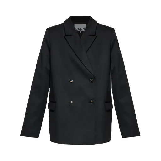 Double-Breasted Wool Blazer