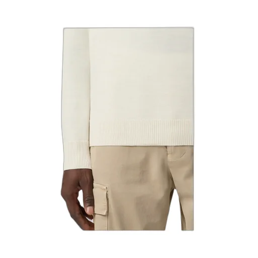 Stone Island Logo Patch Roll Neck Jumper