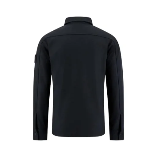 Long-Sleeved Straight-Hem Shirt