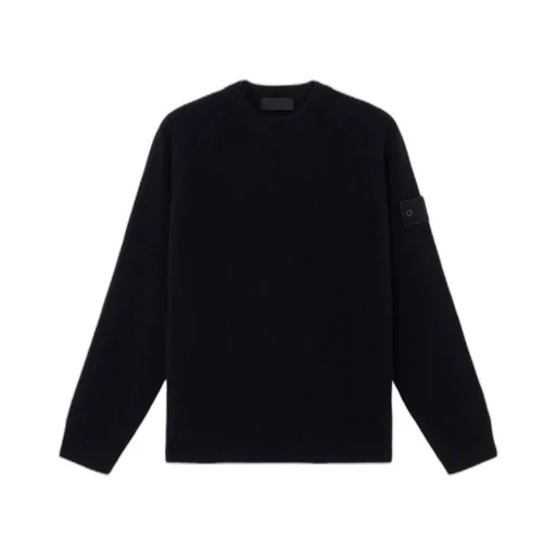 Stone Island Logo Patch Crewneck Jumper
