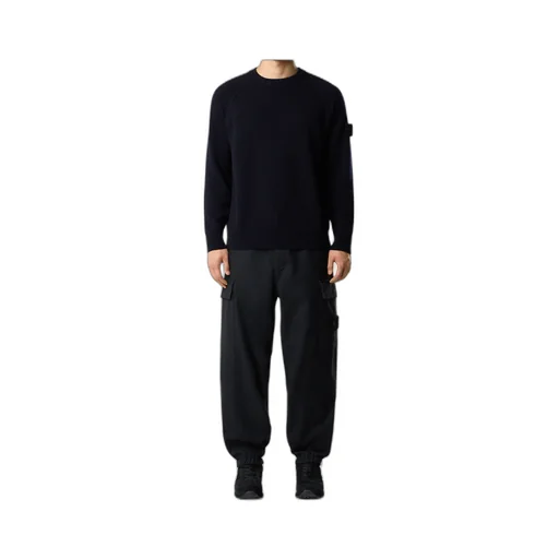 Stone Island Logo Patch Crewneck Jumper