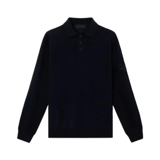 Stone Island Long-Sleeve Polo Jumper