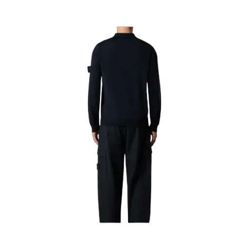 Stone Island Long-Sleeve Polo Jumper