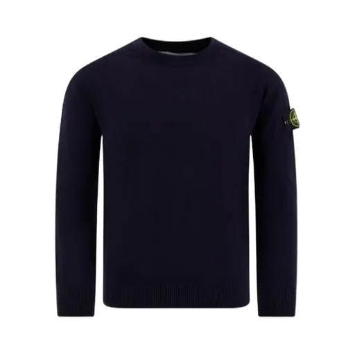 Stone Island Logo Patch Crewneck Sweatshirt