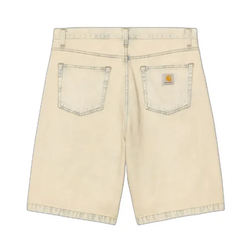 Bleached Denim Shorts