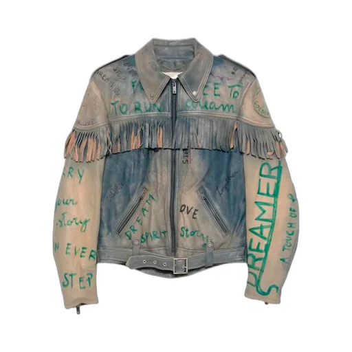 Golden Goose Deluxe Brand Zip-Up Fringed Jacket