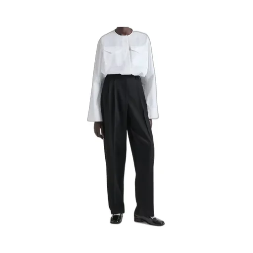 Utility Cropped Shirt In Poplin With Givenchy Patch