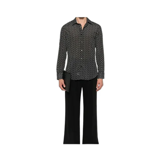 Polka-Dot Long-Sleeve Shirt